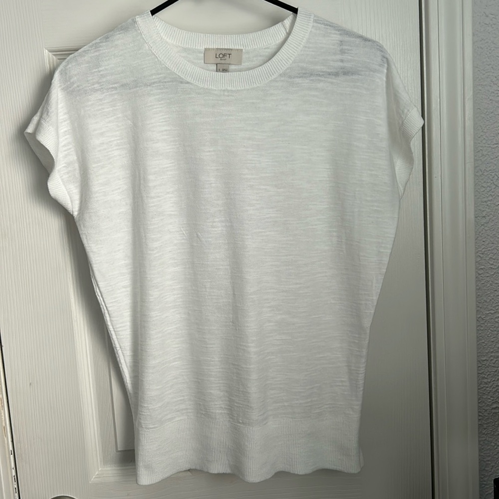White LOFT Outlet top size S